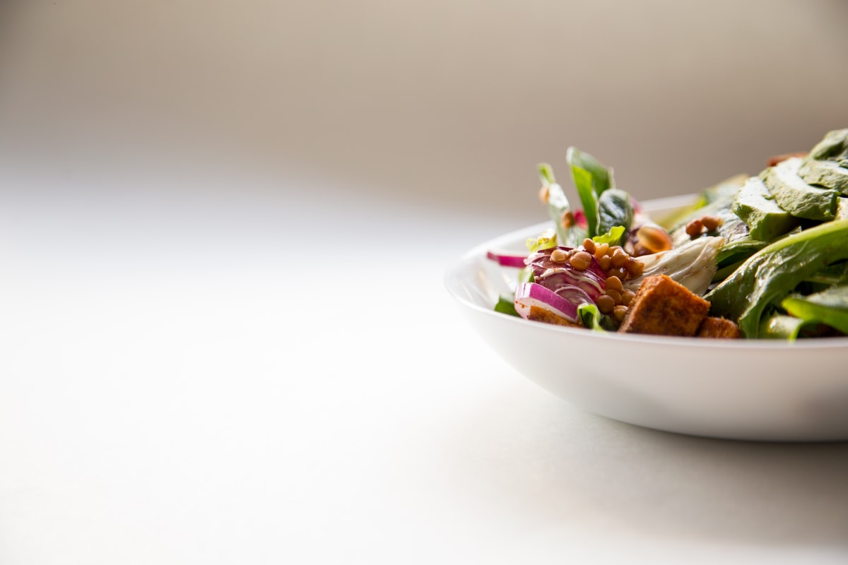 Nourishing soup with legumes, vegetables, and herbs